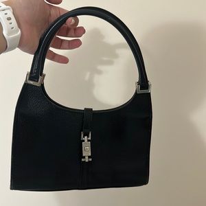 Authentic Gucci black leather purse